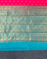 SC3091 - Satin Saree With Copper Butta